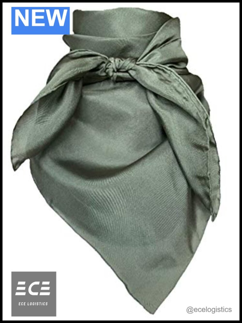 100% Silk Wild Rag Cowboy Scarf Hand Stitched Hem Western Bandana